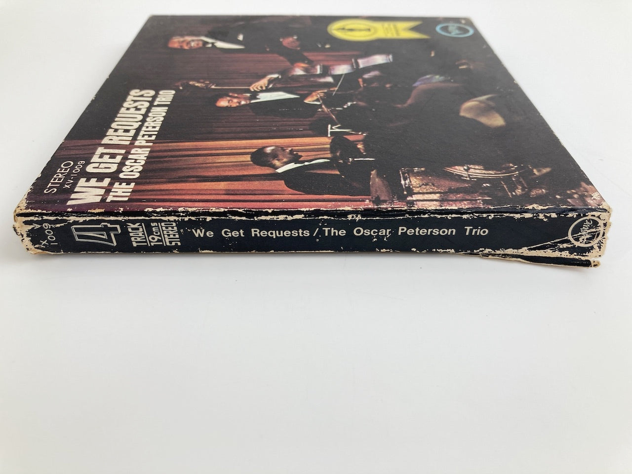 オープンリールテープ OSCAR PETERSON / WE GET REQUESTS / 日本盤 ライナー 7号 19cm/s (7 1/2IPS) 4トラック VERVE