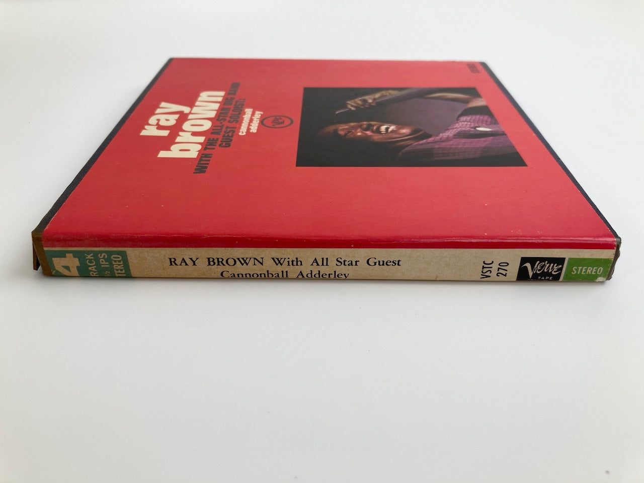 オープンリールテープ RAY BROWN / WITH THE ALL-STAR BIG BAND / 日本盤 インサート 7号 19cm/s (7 1/2IPS) 4トラック VERVE