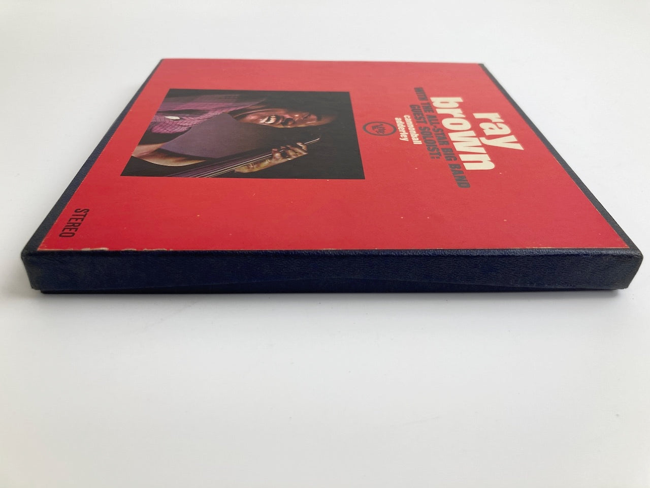オープンリールテープ RAY BROWN / WITH THE ALL-STAR BIG BAND / 日本盤 インサート 7号 19cm/s (7 1/2IPS) 4トラック VERVE