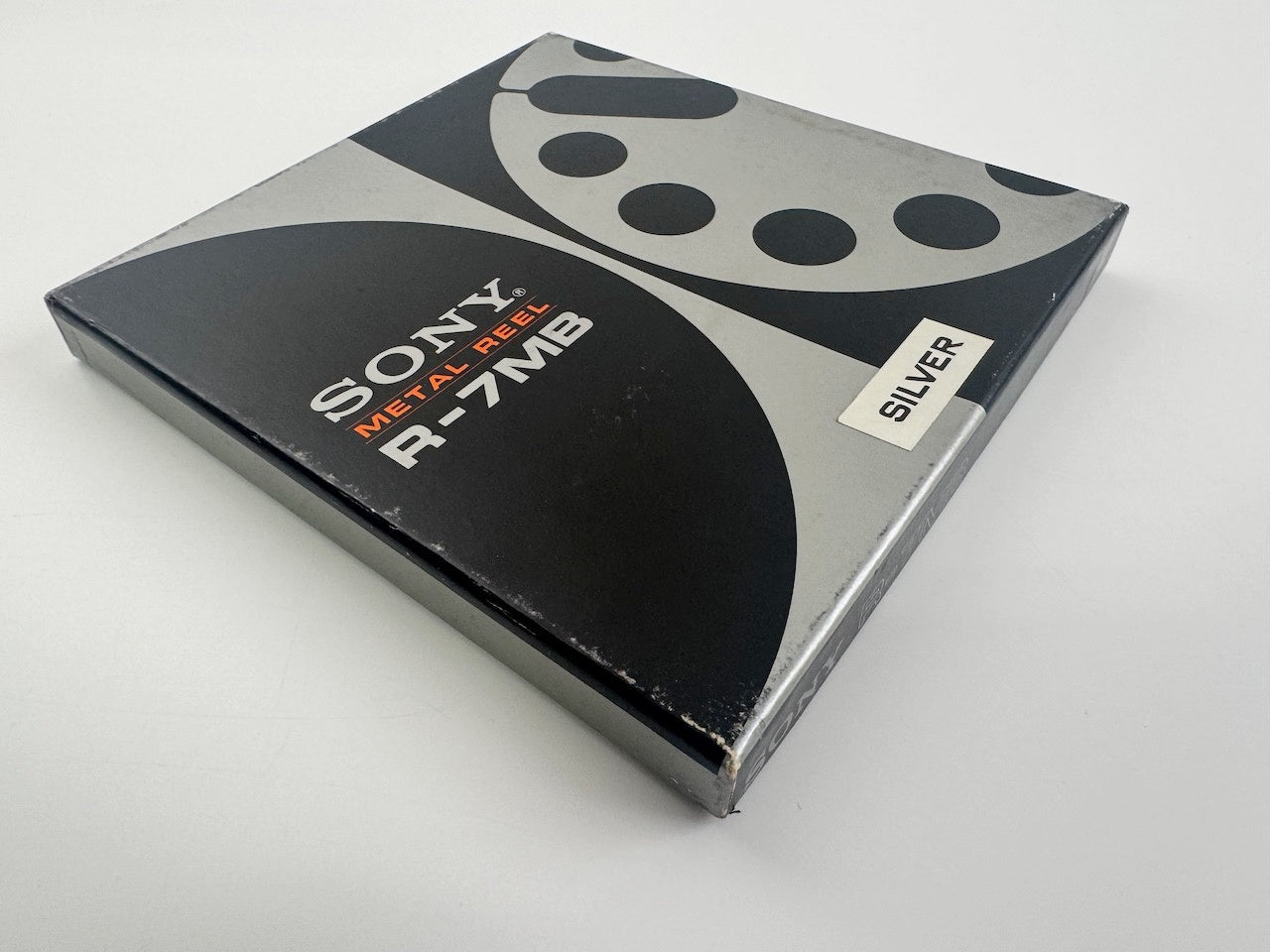 オープンリール 7号 SONY R-7MB シルバー メタルリール 空リール 元箱付き