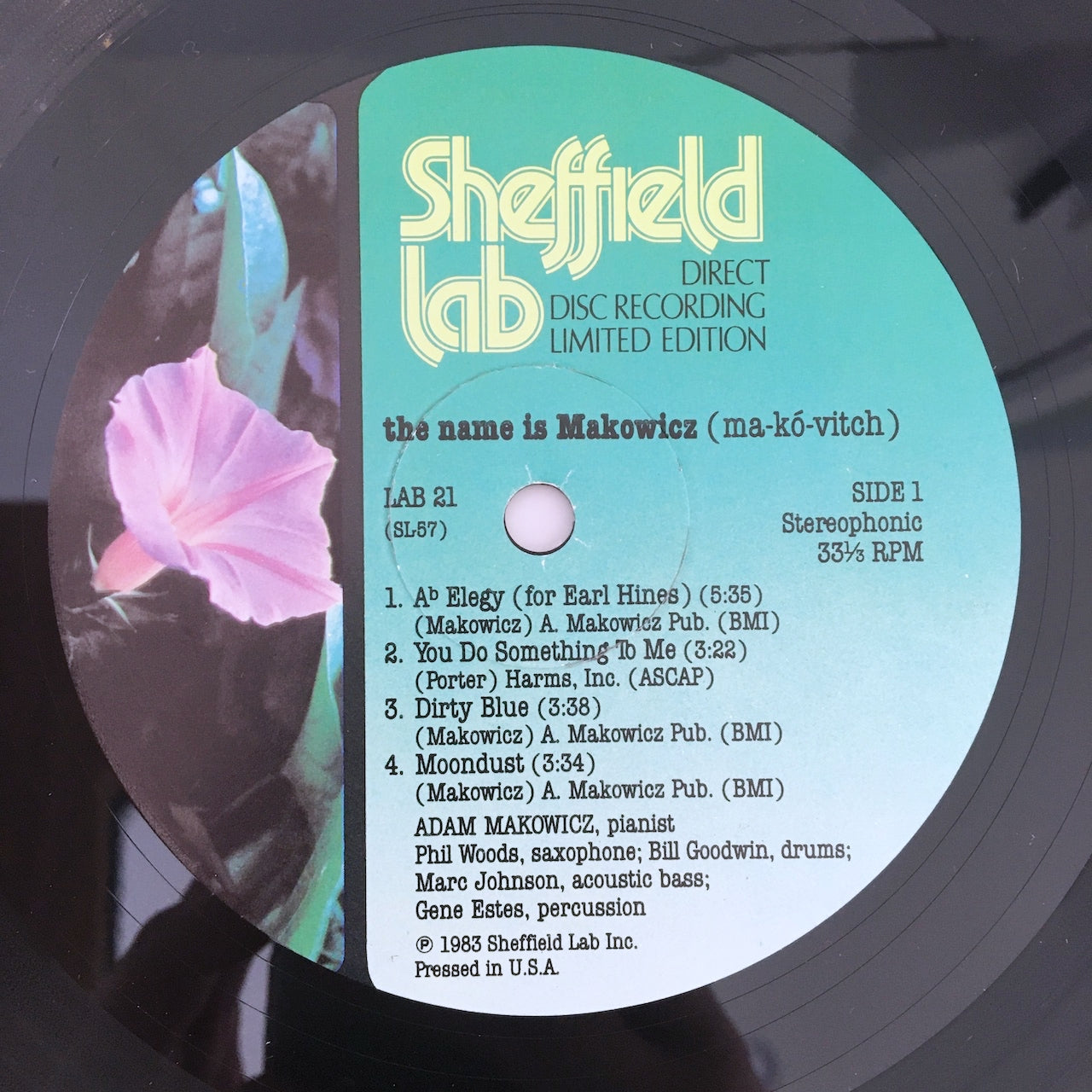 LP/ ADAM MAKOWICZ / THE NAME IS MAKOWICZ / US盤 高音質 SHEFFIELD LAB LAB21