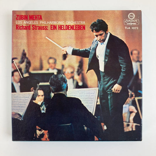 オープンリールテープ/ ズービン・メータ / R.シュトラウス:交響詩「英雄の生涯」 / 日本盤 ライナー 7号 19cm/s (7 1/2IPS) 4トラック LONDON