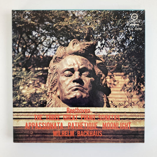 オープンリールテープ/ ヴィルヘルム・バックハウス / ベートーヴェン:ピアノソナタ第23番「熱情」、第20番、第8番「悲愴」、第14番「月光」 / 日本盤 ライナー(シミ) 7号 19cm/s (7 1/2IPS) 4トラック LONDON