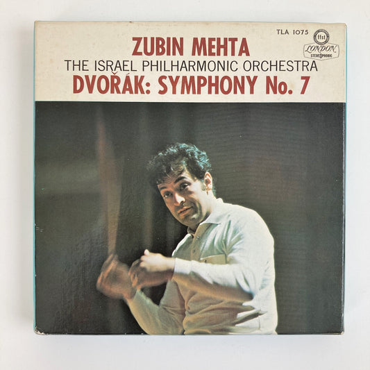 オープンリールテープ/ ズービン・メータ / ドヴォルザーク:交響曲第7番 / 日本盤 ライナー(シミ) 7号 19cm/s (7 1/2IPS) 4トラック LONDON