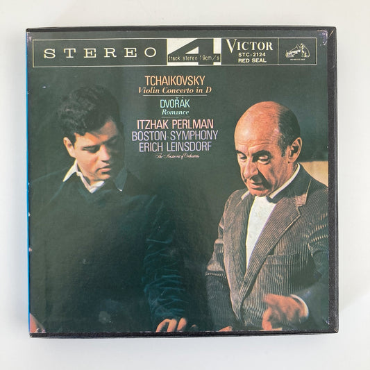 オープンリールテープ/ イツァーク・パールマン / チャイコフスキー:ヴァイオリン協奏曲、ドヴォルザーク:ロマンス / 日本盤 ライナー 7号 19cm/s (7 1/2IPS) 4トラック VICTOR