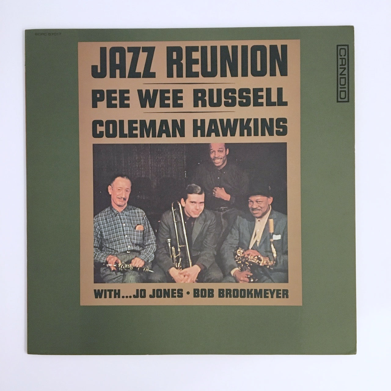 LP/ PEE WEE RUSSELL & COLEMAN HAWKINS / JAZZ REUNION / 国内盤 ライナー付き CANDID SOPC57017