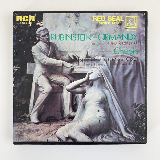 オープンリールテープ/ アルトゥール・ルービンシュタイン / ショパン:ピアノ協奏曲第2番、ポーランド民謡による大幻想曲 / 日本盤 ライナー 7号 19cm/s (7 1/2IPS) 4トラック RCA