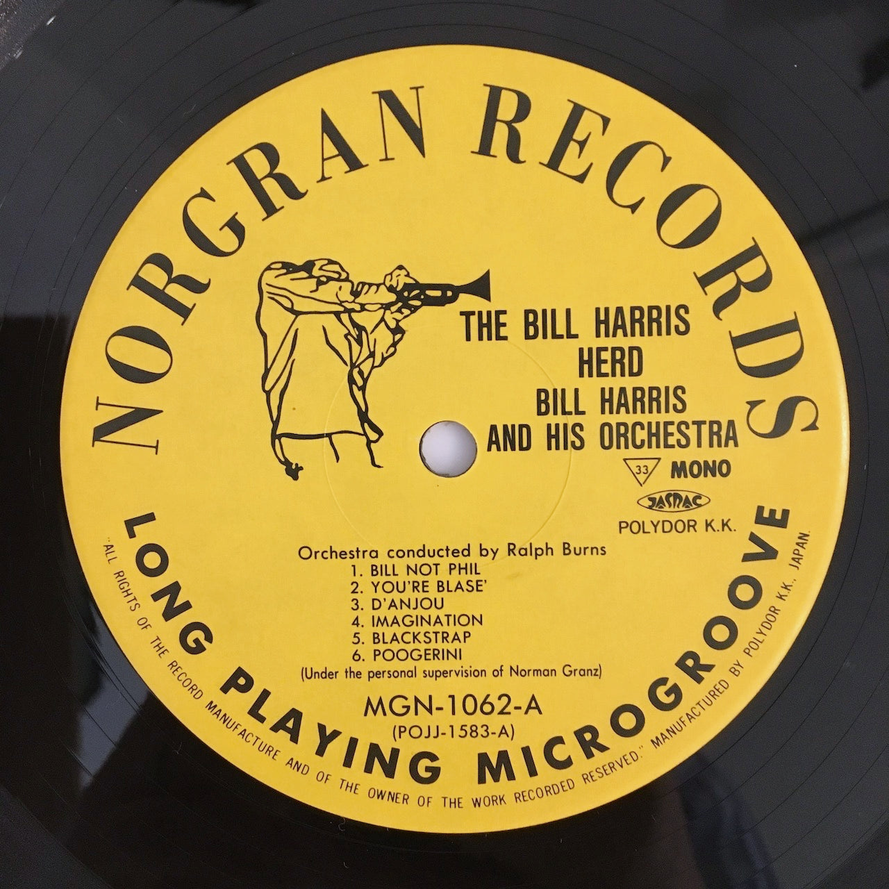 LP/ BILL HARRIS / HERD / 国内盤 帯・ライナー付き VERVE RECORDS POJJ1583