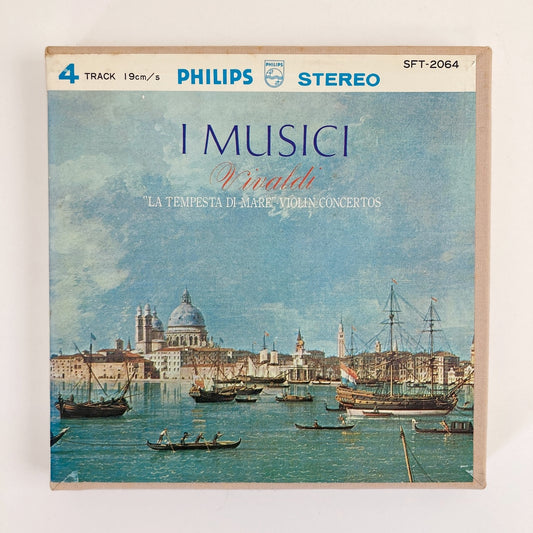 オープンリールテープ/ イ・ムジチ合奏団 / ヴィヴァルディ:ヴァイオリン協奏曲集「海の嵐」 / 日本盤 7号 19cm/s (7 1/2IPS) 4トラック PHILIPS