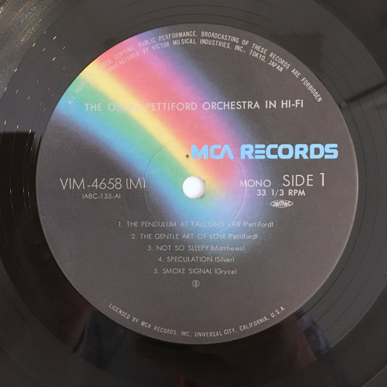 LP/ OSCAR PETTIFORD / OSCAR PETTIFORD ORCHESTRA IN HI-FI / 国内盤 帯・ライナー付き MCA RECORDS VIM4658M