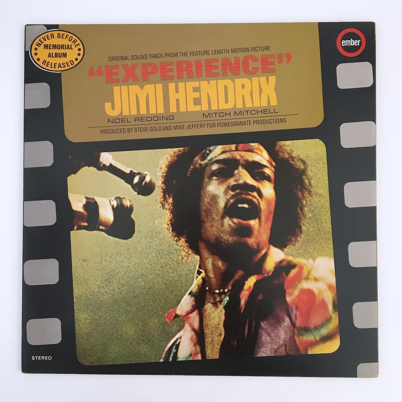 LP/ JIMI HEDRIX / OST "EXPERIENCE" / UK盤 EMBER RECORDS MR5057
