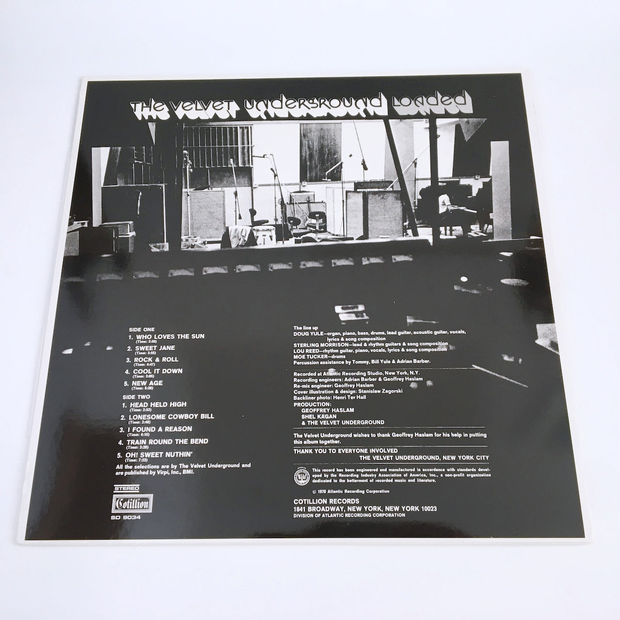 LP/ THE VELVET UNDERGROUND / LOADED / US盤 2000年リイシュー COTILLION SD9034