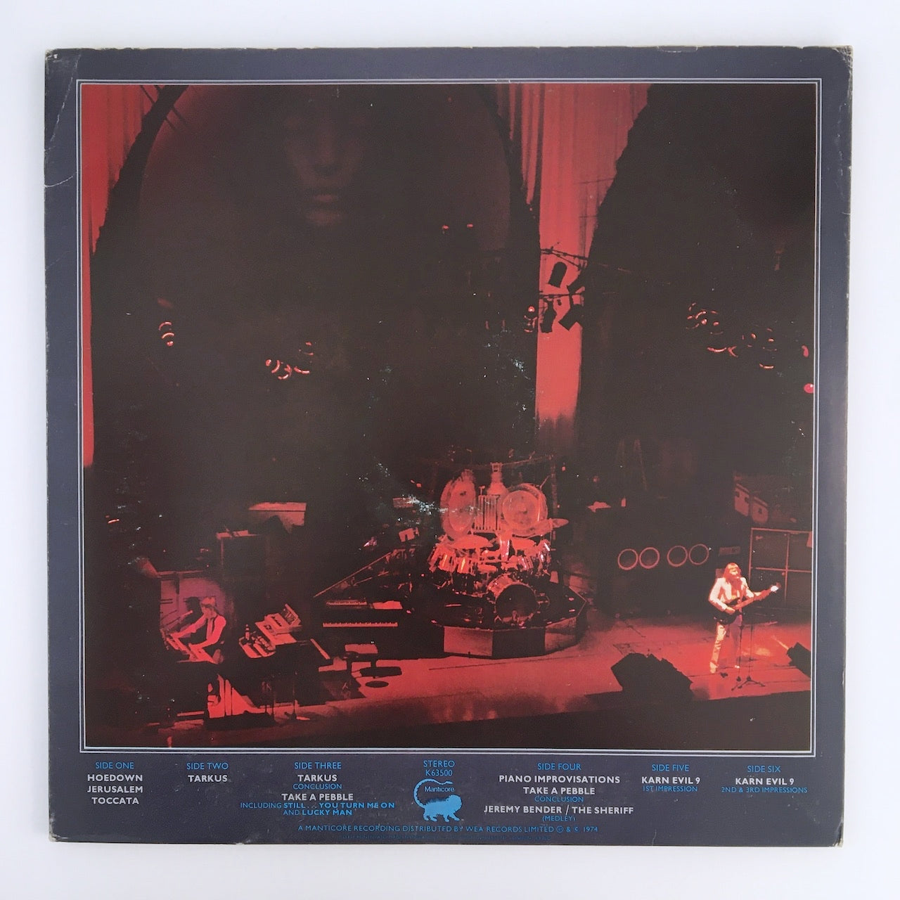 LP/ EMERSON, LAKE & PALMER / WELCOME BACK MY FRIENDS TO THE SHOW THAT NEVER ENDS / UK盤 MANTICORE K63500