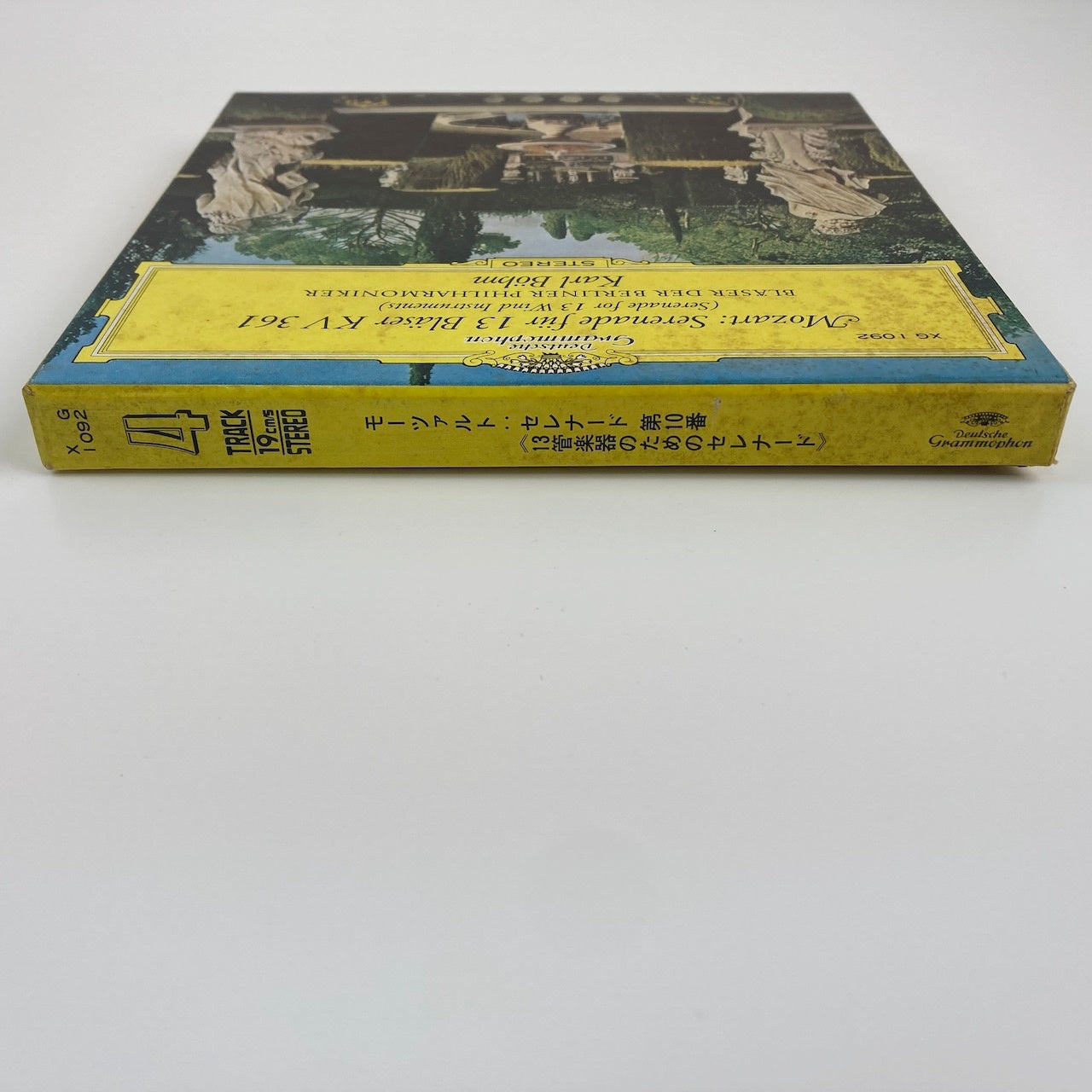 オープンリールテープ/ カール・ベーム / モーツァルト:セレナード第10番「13管楽器のためのセレナード」 / 日本盤 ライナー 7号 19cm/s (7 1/2IPS) 4トラック DGG