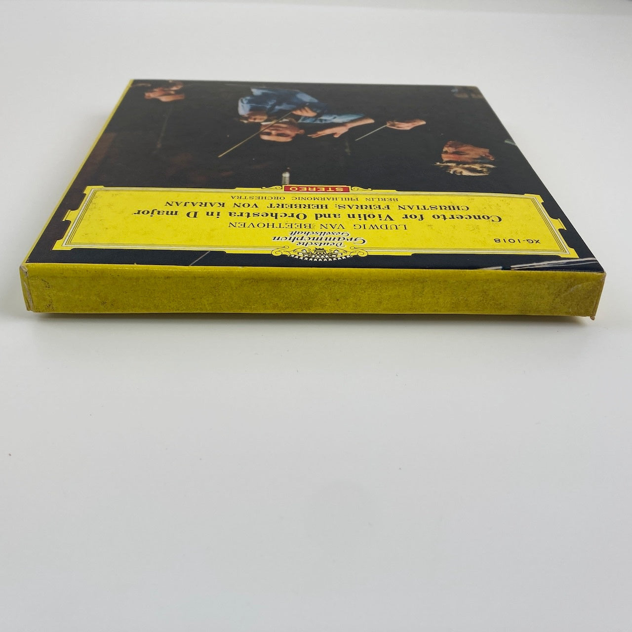 オープンリールテープ/ クリスチャン・フェラス / ベートーヴェン:ヴァイオリン協奏曲 / 日本盤 ライナー(シミ) 7号 19cm/s (7 1/2IPS) 4トラック DGG