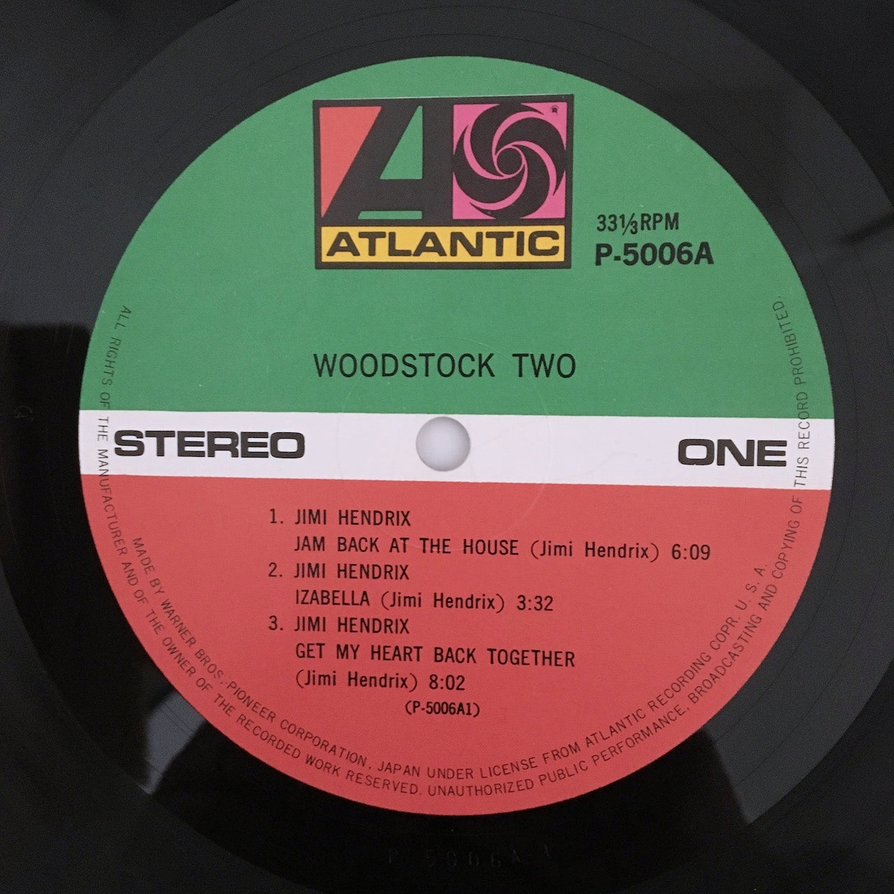 LP/ V.A. / WOODSTOCK TWO / 国内盤 2枚組 ライナー・CS付き ATLANTIC P-5006/7