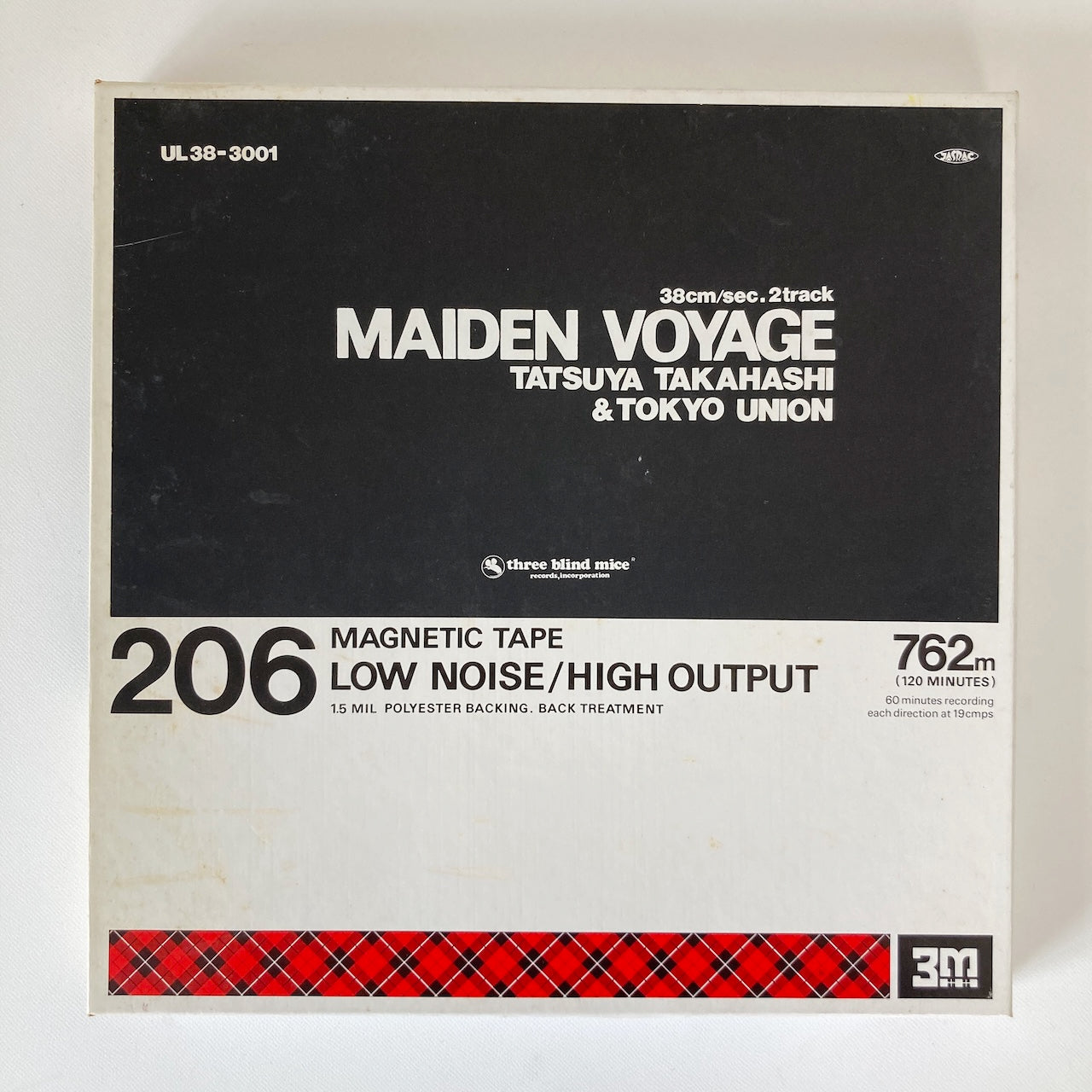 オープンリールテープ/ 高橋達也と東京ユニオン / MAIDEN VAYAGE / 国内盤 10号 2トラック 38cm/s (15IPS) ライナー THREE BLIND MICE TBM UL38-3001