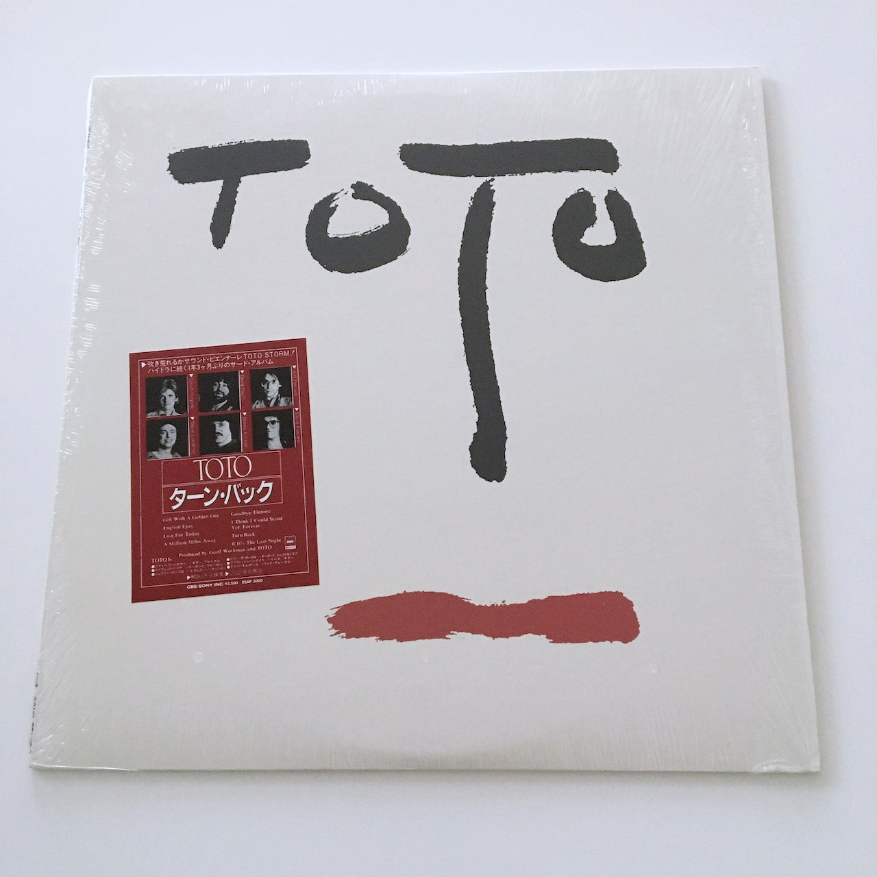 LP/ TOTO / TURN BACK / 国内盤 ライナー・スリーヴ付 CBS/SONY 25AP2000