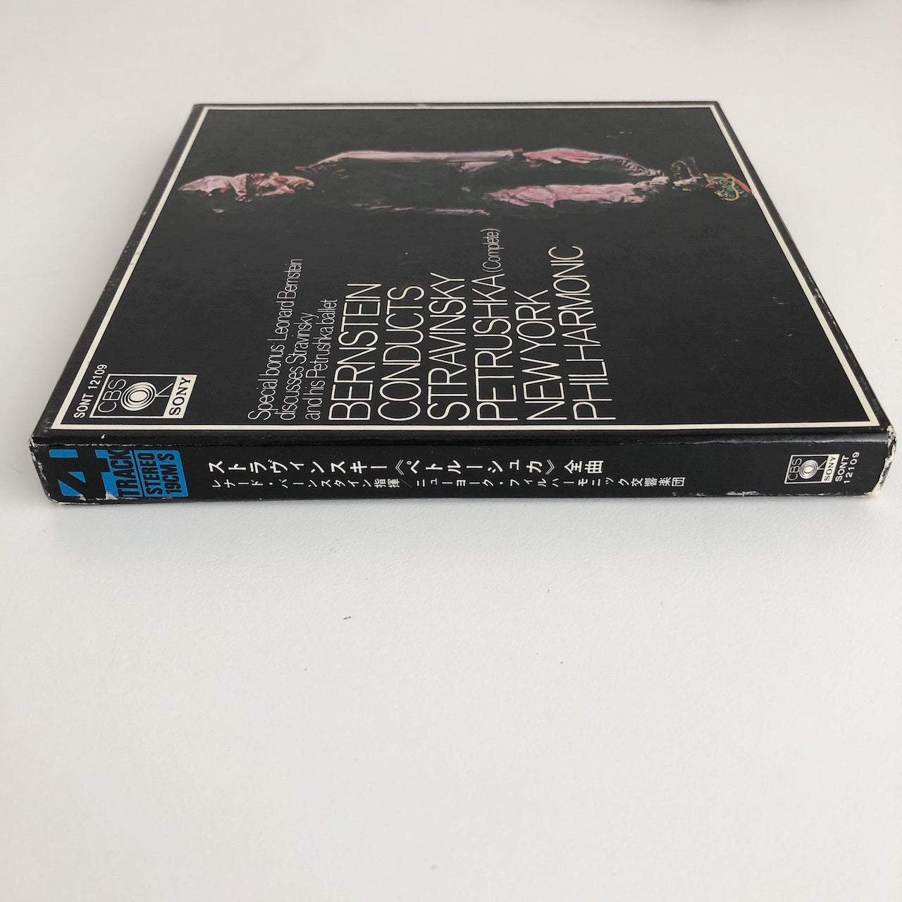 オープンリールテープ レナード・バーンスタイン / ストラヴィンスキー:バレエ音楽「ペトルーシュカ」全曲 他 7号 19cm/s (7 1/2IPS) 4トラック 日本製 ライナー(シミ、破れ、書き込み)