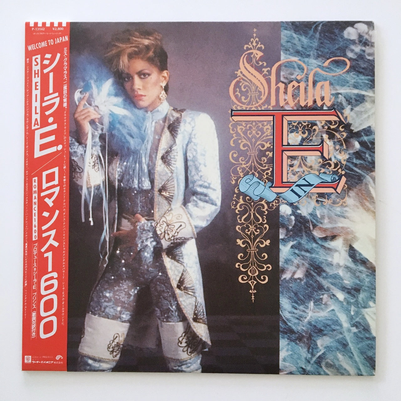 LP/ SHEILA E. / IN ROMANCE 1600 / 国内盤 帯 、 ライナー 、 ポスター WARNER BROS. RECORDS  P-13142