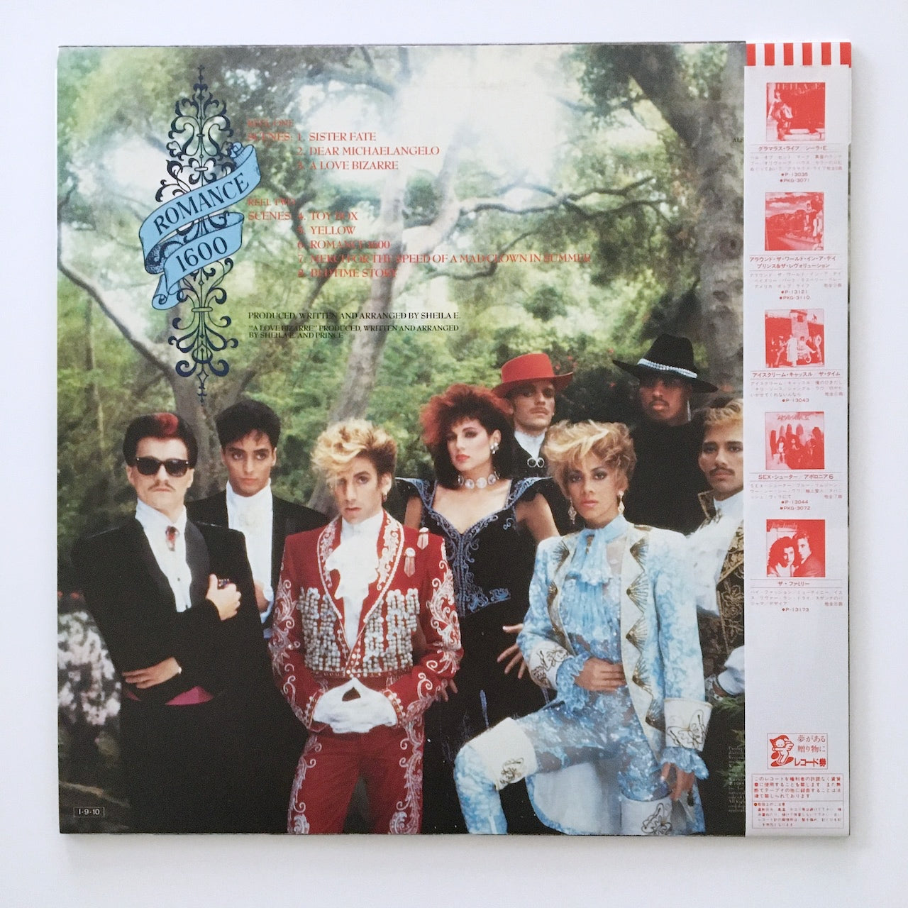 LP/ SHEILA E. / IN ROMANCE 1600 / 国内盤 帯 、 ライナー 、 ポスター WARNER BROS. RECORDS P-13142