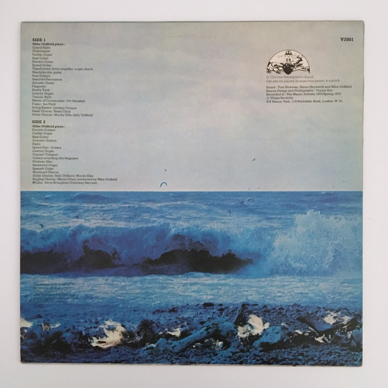 LP/ MIKE OLDFIELD / TUBULAR BELLS / UK盤 マト4U/9U VIRGIN V2001