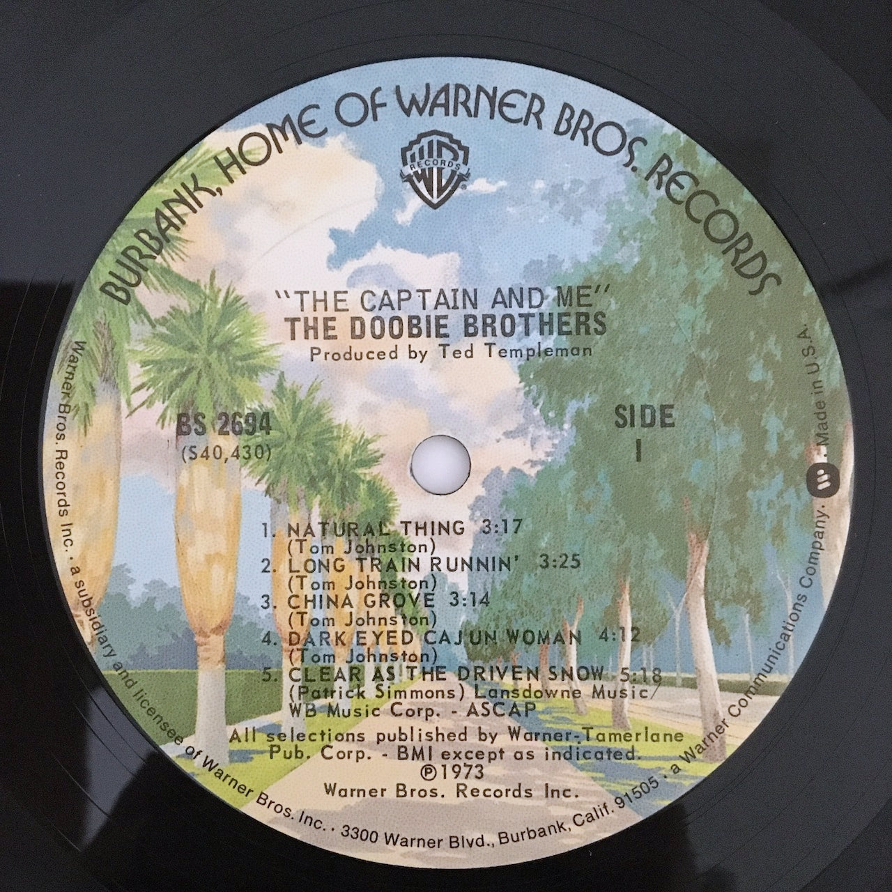 LP/ THE DOOBIE BROTHERS / THE CAPTAIN AND ME / US盤 WARNER BROS. BS2694