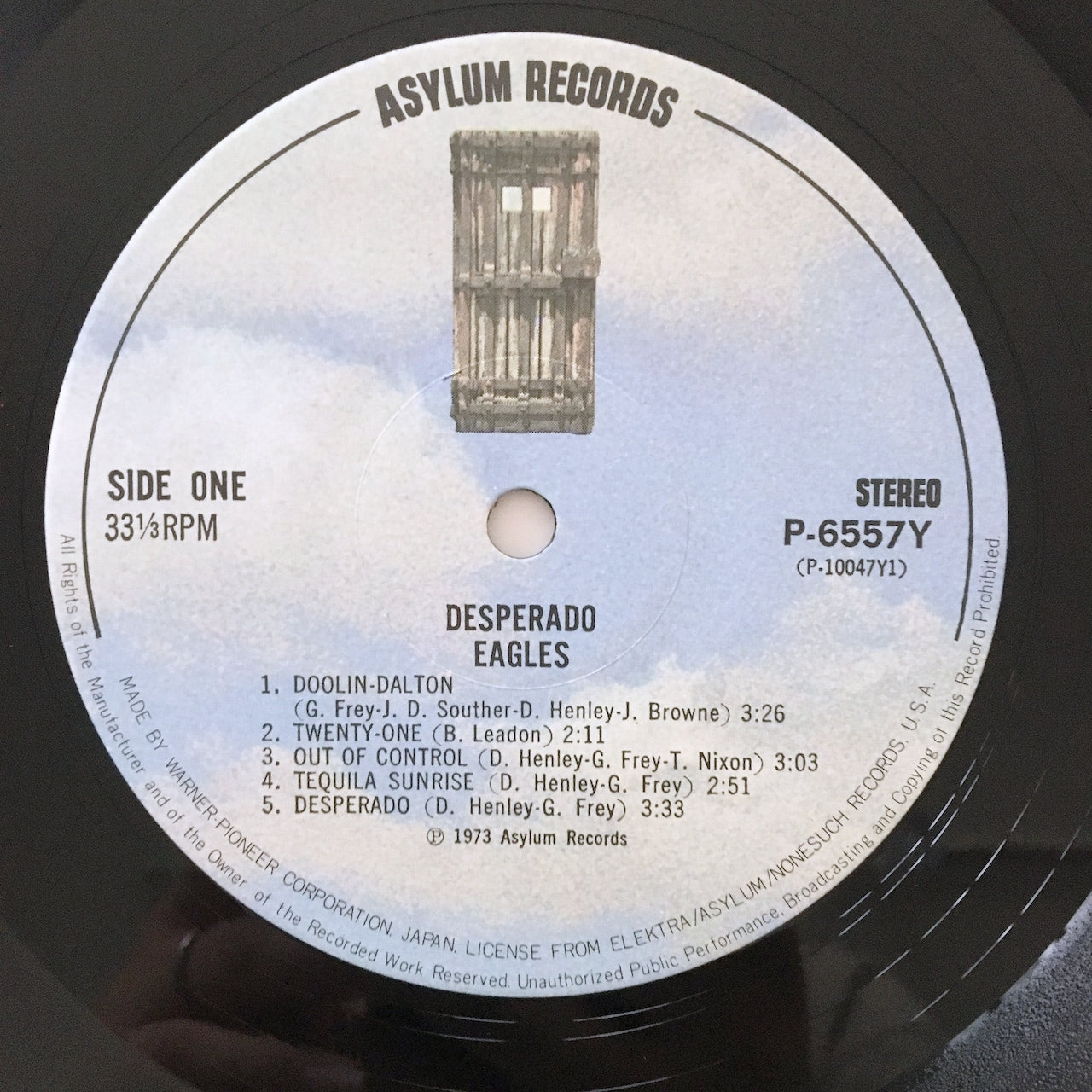 LP/ EAGLES / DESPERADO / 国内盤 ライナー ASYLUM RECORDS P-6557Y