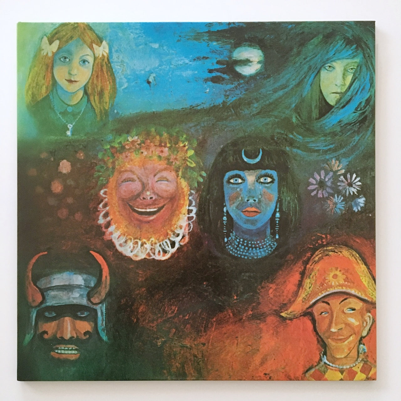 LP/ KING CRIMSON / IN THE WAKE OF POSEIDON / 国内盤 ライナー (シミ) POLYDOR 25MM0262