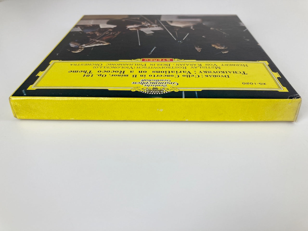 オープンリールテープ/ ロストロポーヴィチ / ドヴォルザーク:チェロ協奏曲 他 / 日本盤 ライナー(シミ) 7号 19cm/s (7 1/2IPS) 4トラック DGG