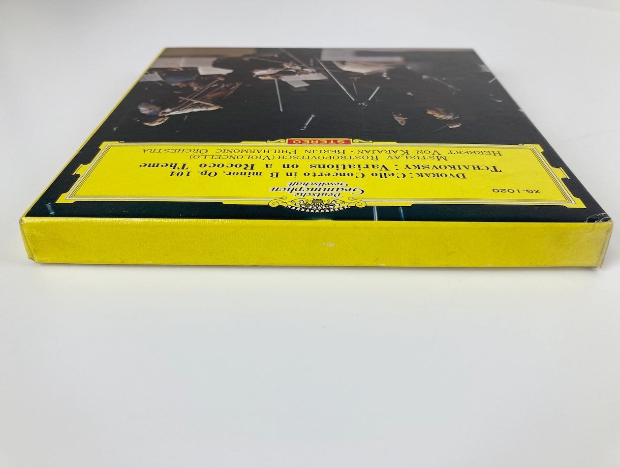 オープンリールテープ/ ロストロポーヴィチ / ドヴォルザーク:チェロ協奏曲 他 / 日本盤 ライナー(シミ) 7号 19cm/s (7 1/2IPS) 4トラック DGG