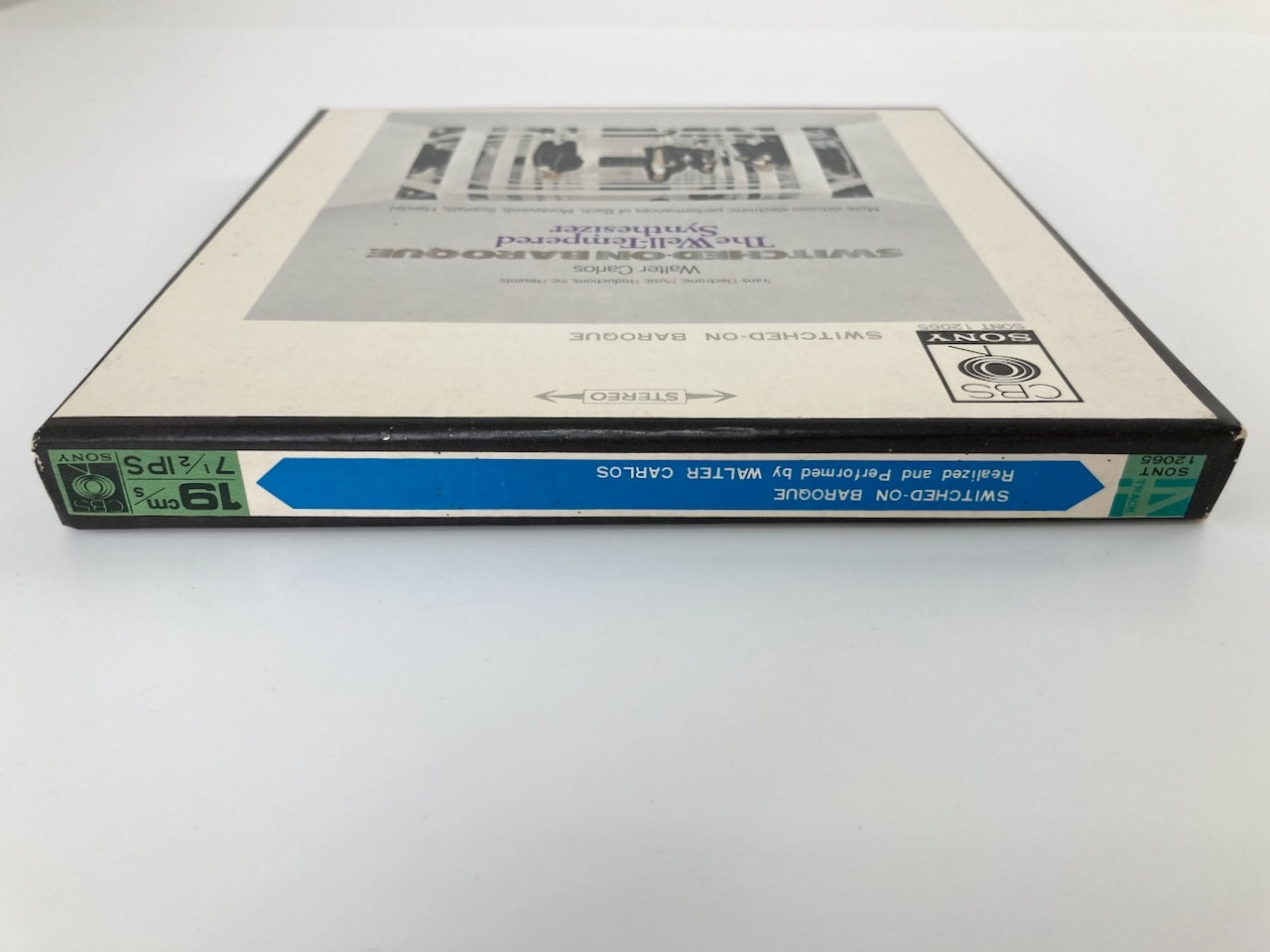 オープンリールテープ/ WALTER CARLOS / SWITCHED-ON BAROQUE / 日本盤 ライナー(うすシミ) 7号 19cm/s (7 1/2IPS) 4トラック COLUMBIA