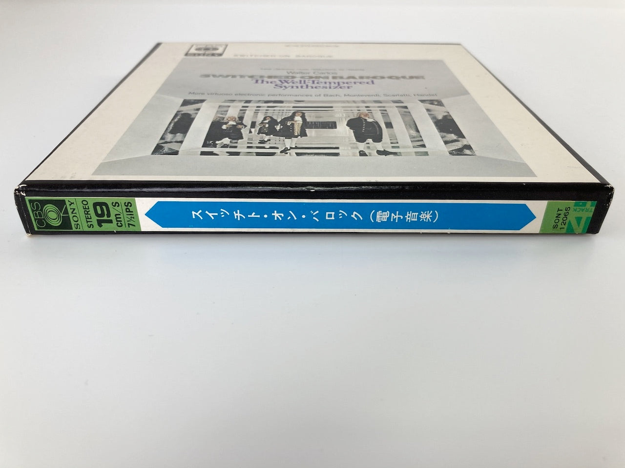 オープンリールテープ/ WALTER CARLOS / SWITCHED-ON BAROQUE / 日本盤 ライナー(うすシミ) 7号 19cm/s (7 1/2IPS) 4トラック COLUMBIA