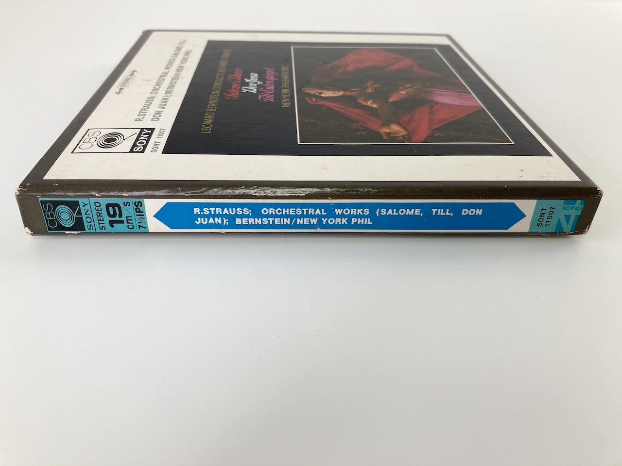 オープンリールテープ/ レナード・バーンスタイン / R.シュトラウス:7つのヴェールの踊り、ドン・ファン 他 / 日本盤 ライナー(シミ) 7号 19cm/s (7 1/2IPS) 4トラック COLUMBIA