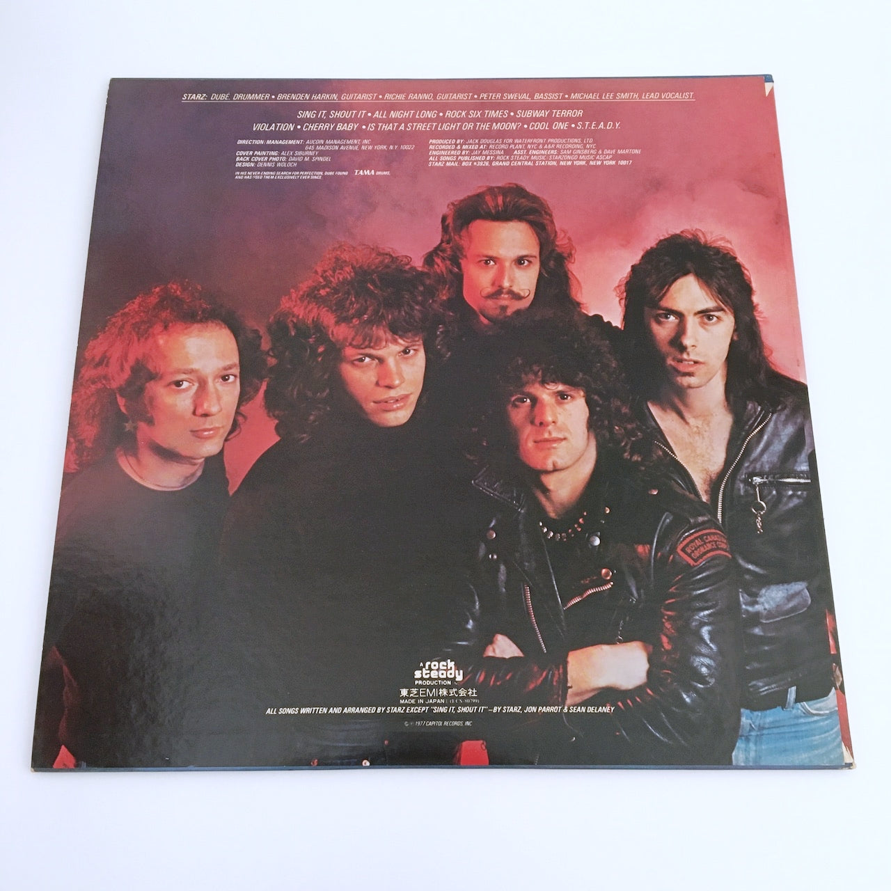 LP/ STARZ / VIOLATION / 国内盤 ライナー CS付き CAPITOL RECORDS ECS-80799