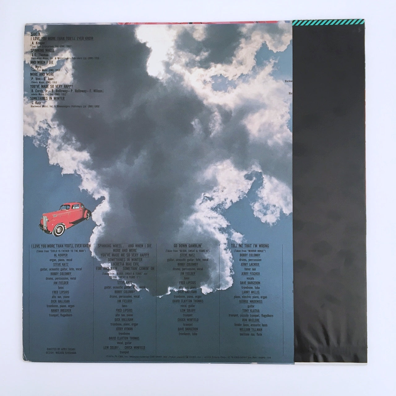 LP/ BLOOD, SWEAT & TEARS / HISTORY OF BLOOD, SWEAT & TEARS / 国内盤 見本盤 帯・ライナー付き CBS/SONY SOPO123
