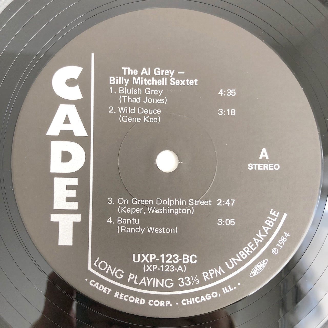 LP/ AL GREY / THE AL GREY - BILLY MITCHELL SEXTET / 国内盤 ライナー付き ARGO UXP-123-BC
