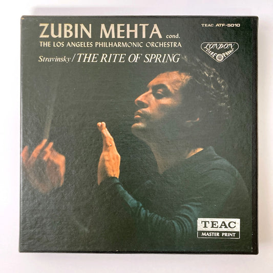 オープンリールテープ /  ズービン・メータ / ストラヴィンスキー:バレエ音楽「春の祭典」 / 日本盤 ライナー 7号 19cm/s (7 1/2IPS) 4トラック TEAC