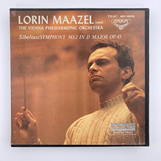オープンリールテープ /  ロリン・マゼール / シベリウス:交響曲第2番 / 日本盤 ライナー 7号 19cm/s (7 1/2IPS) 4トラック TEAC