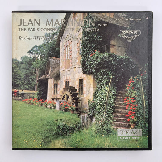 オープンリールテープ / ジャン・マルティノン / ベルリオーズ:ハンガリー行進曲 他 / 日本盤 ライナー  7号 19cm/s (7 1/2IPS) 4トラック TEAC