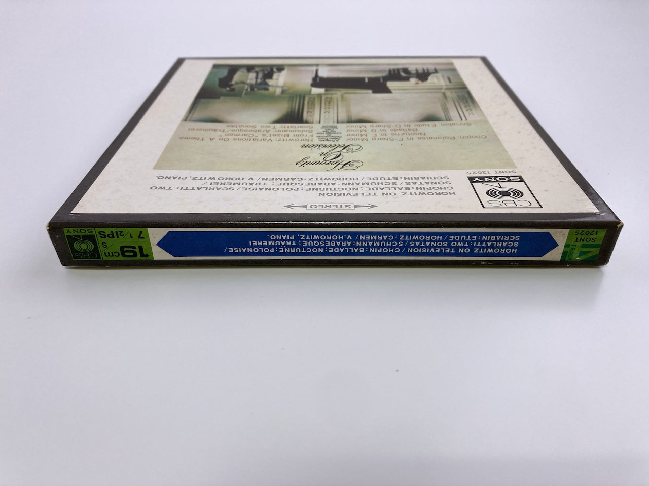 オープンリールテープ / ウラディミール・ホロヴィッツ / HOROWIZ ON TELEVISION / 日本盤 ライナー 7号 19cm/s (7 1/2IPS) 4トラック CBS SONY