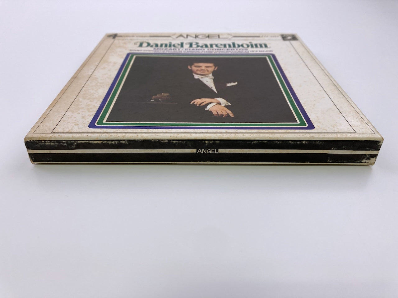 オープンリールテープ / ダニエル・バレンボイム / モーツァルト:ピアノ協奏曲第20番、第23番 / 日本盤 ライナー(シミ) 7号 19cm/s (7 1/2IPS) 4トラック ANGEL