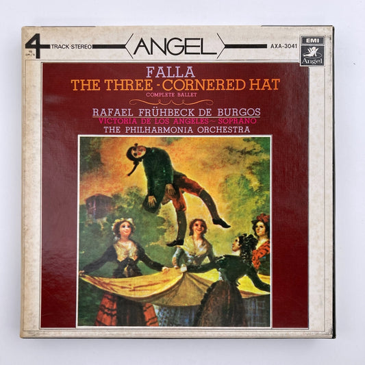 オープンリールテープ/ ブルゴス / ファリャ:バレエ音楽「三角帽子」全曲 / 日本盤 ライナー 7号 19cm/s (7 1/2IPS) 4トラック ANGEL