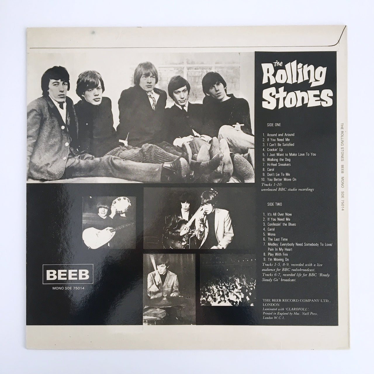 LP/ THE ROLLING STONES / CRACKIN' UP / UNOFFICIAL 86年リリース BOOTLEG LABEL SDE75014