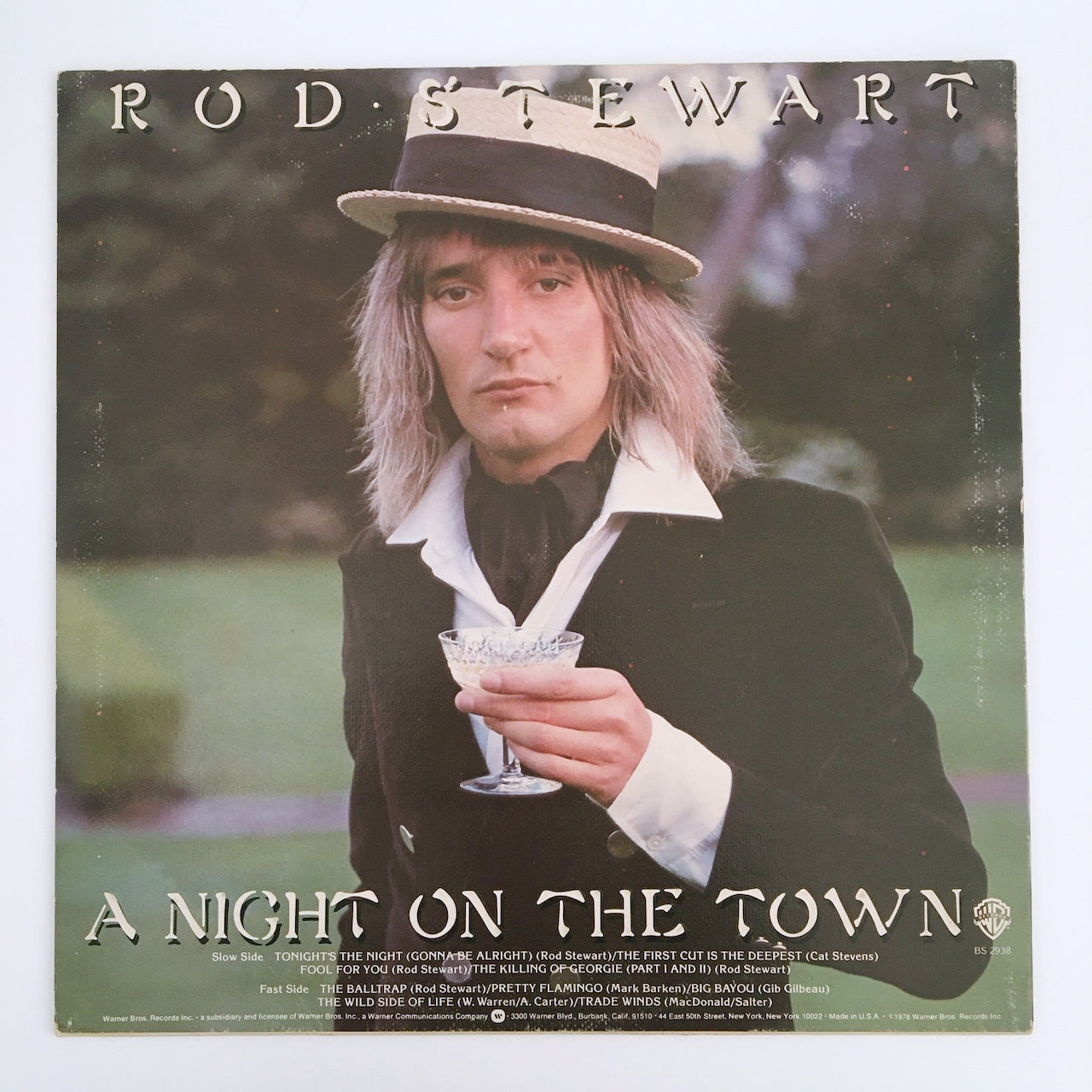 LP/ ROD STEWART / A NIGHT ON THE TOWN / US盤 インナー付き WARNER BROS. BS2938