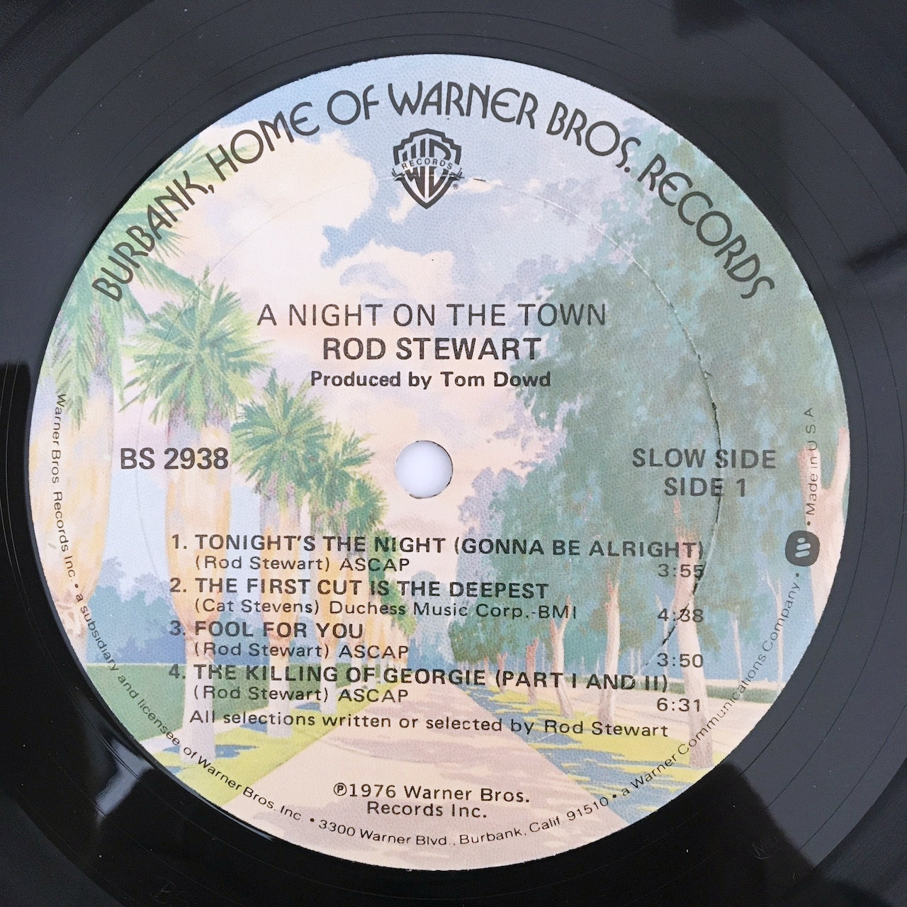 LP/ ROD STEWART / A NIGHT ON THE TOWN / US盤 インナー付き WARNER BROS. BS2938