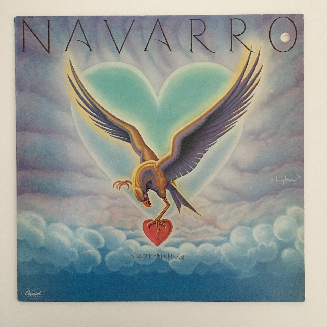LP/ NAVARRO / STRAIGHT TO THE HEART / US盤 インナー付き CAPITOL SW1178