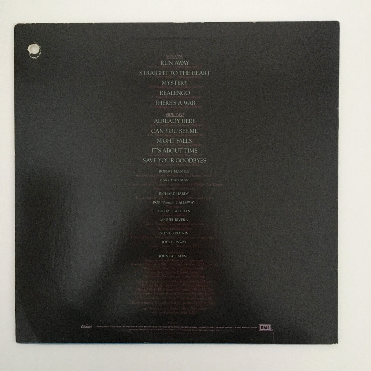 LP/ NAVARRO / STRAIGHT TO THE HEART / US盤 インナー付き CAPITOL SW1178