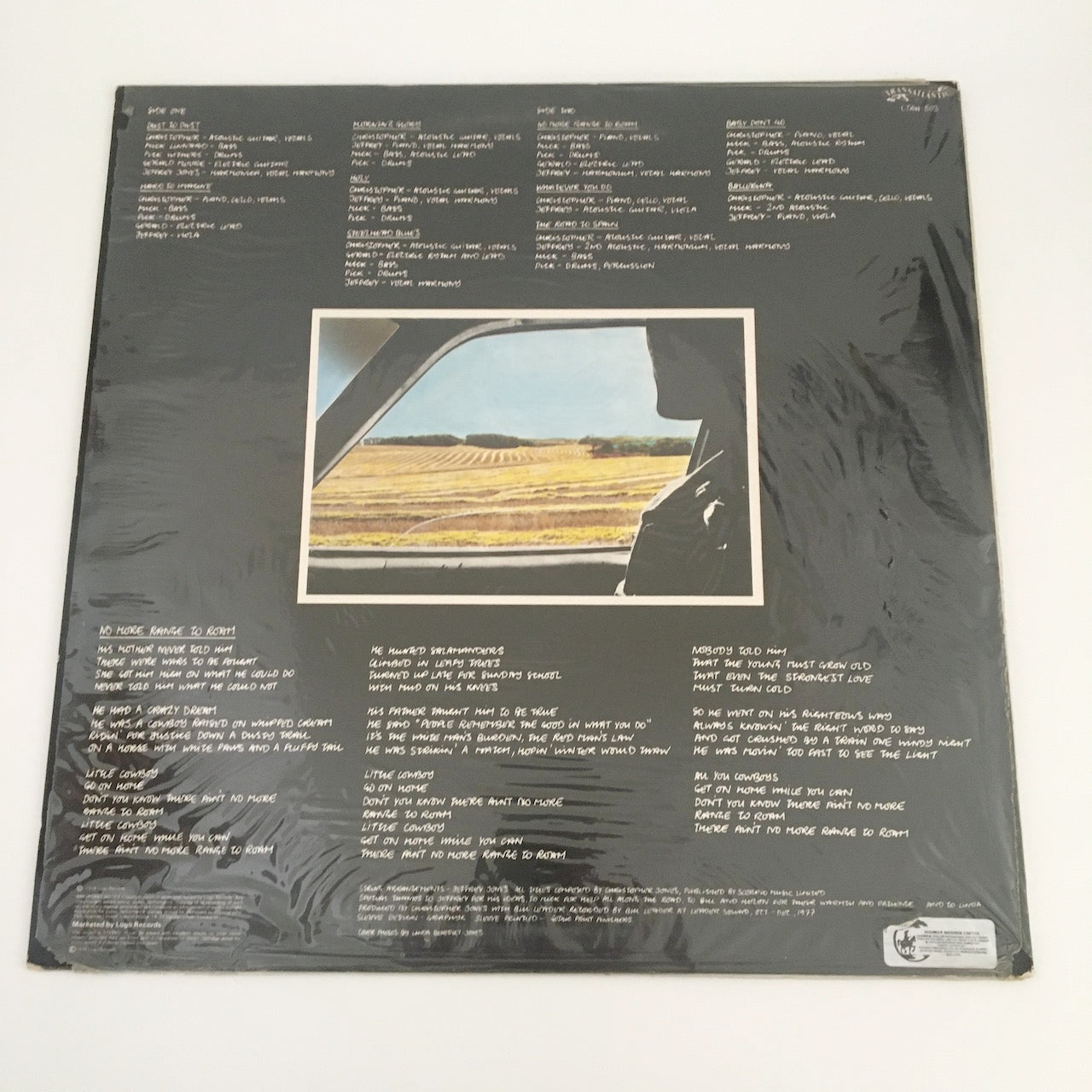 LP/ CHRISTOPHER JONES / NO MORE RANGE TO ROAM / UK盤 UKオリジナル TRANSATLANTIC LTRA503