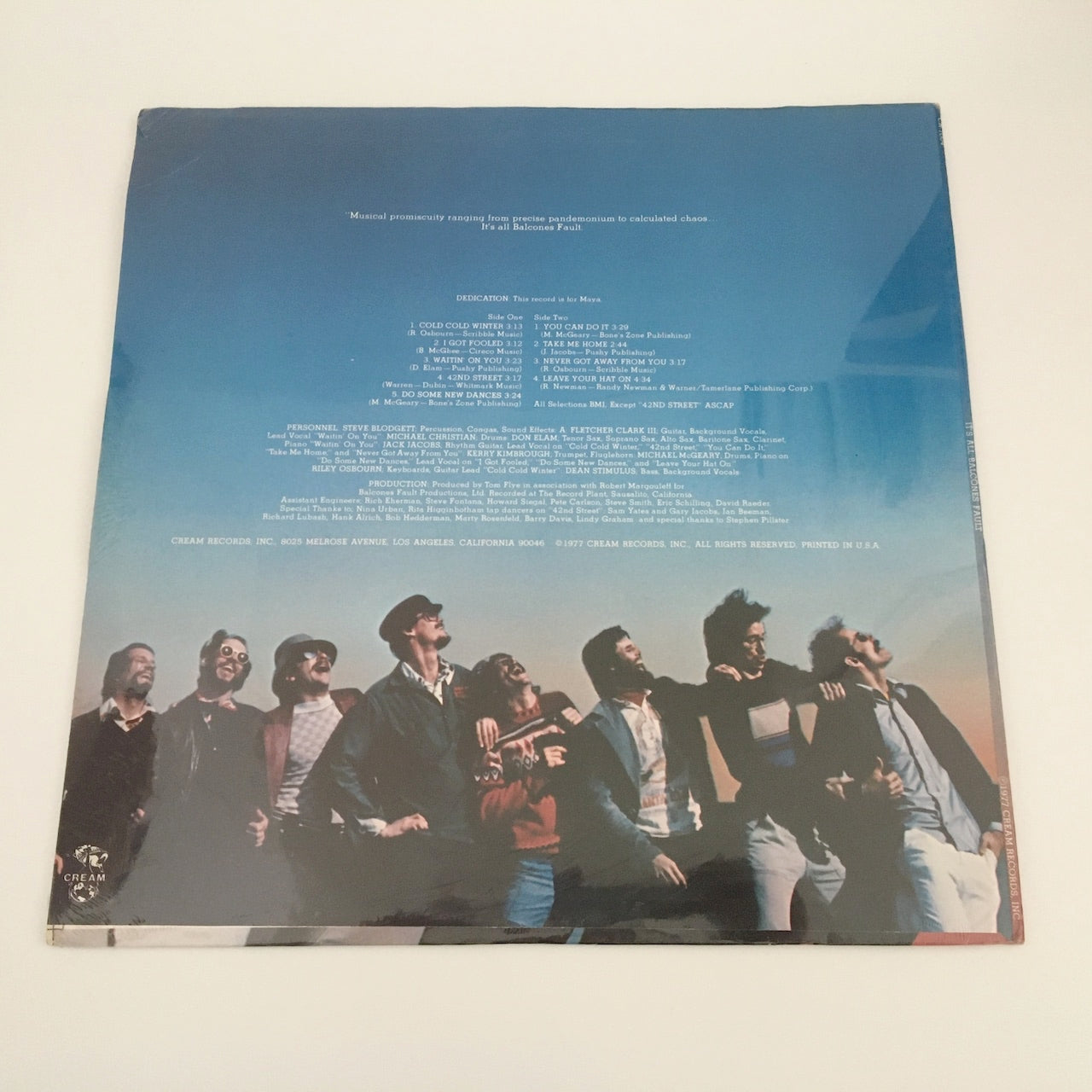LP/ IT'S ALL BALCONES FAULT / ATLANTA RHYTHM SECTION / 未開封 US盤 CREAM CR1004